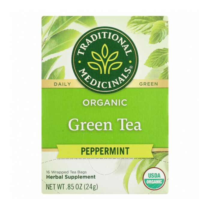 Tradnl Tea,Og2,Green,Peppermint 16 Bag - Image 1
