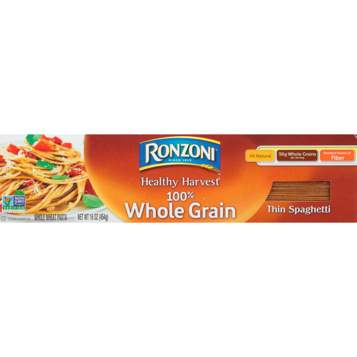 Ronzoni, Healthy Harvest Whole Grain Thin Spaghetti Box, Case Of 20, 16 Oz - Image 1