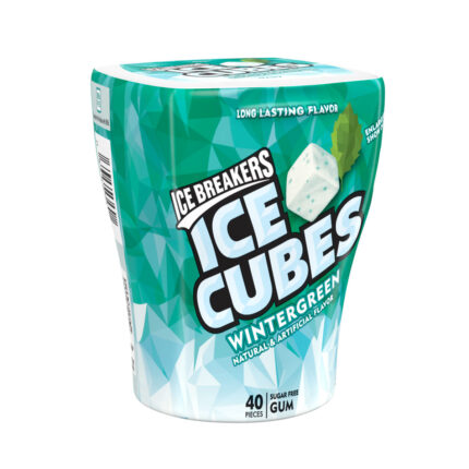 Ice Breakers, Cubes Wintergreen Sugar Free Gum, Case Of 6, 3.24 Oz