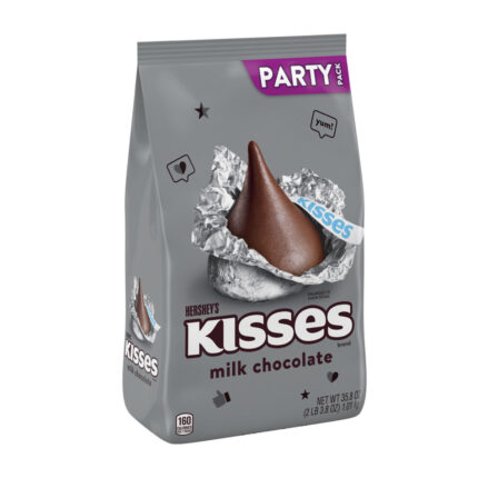Hershey'S, Individually Wrapped Milk Chocolate Kisses Party Pack, Case Of 9, 35.8 Oz