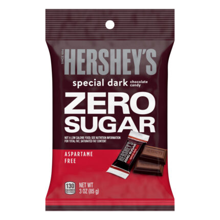 Hershey'S, Sugar Free Special Dark Mildly Sweet Chocolates, Case Of 12, 3 Oz