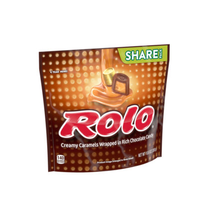 Rolo, Creamy Caramels Wrapped In Rich Chocolate Candy Share Size, Case Of 8, 10.6 Oz