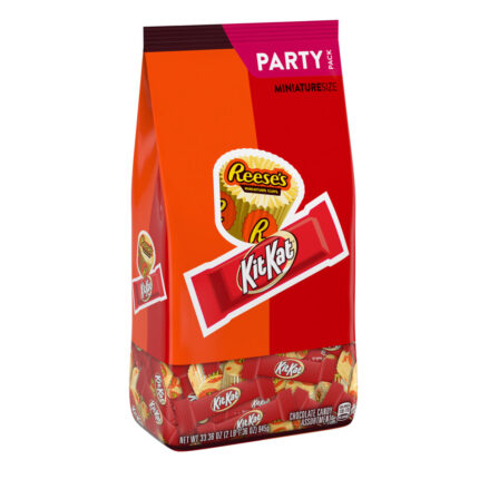 Hershey'S, Mini Reese And Kitkat Party Pack, Case Of 9, 33.36 Oz