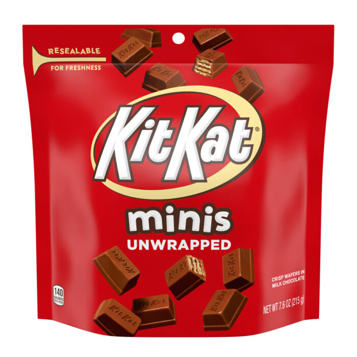 Kit Kat, Milk Chocolate Unwrapped Minis, Case Of 8, 7.6 Oz - Image 1