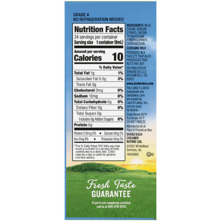 Land O Lakes, Mini Moo'S Half And Half Creamer Singles, Case Of 6, 24 Ct