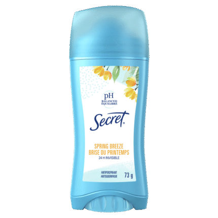 Secret, Anti-Perspirant Deodorant Invisible Solid Spring Breeze By, Case Of 6, 2.6 Oz