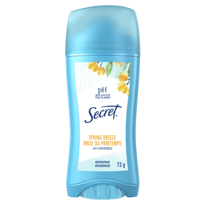 Secret, Anti-Perspirant Deodorant Invisible Solid Spring Breeze By, Case Of 6, 2.6 Oz - Image 1