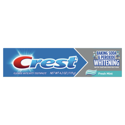 Crest, Baking Soda And Peroxide Whitening Toothpaste, Case Of 12, 4.2 Oz