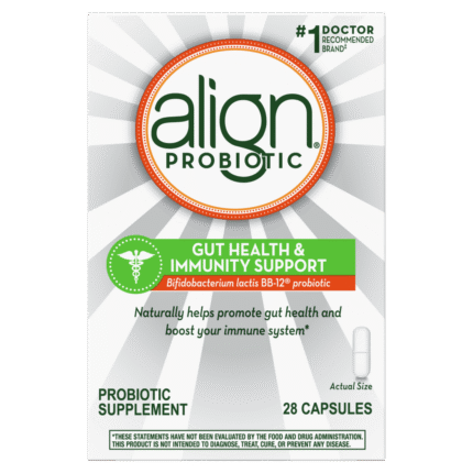 Align, Probiotic Gut Health & Immunity Support Capsules, Case Of 3, 28 Ct