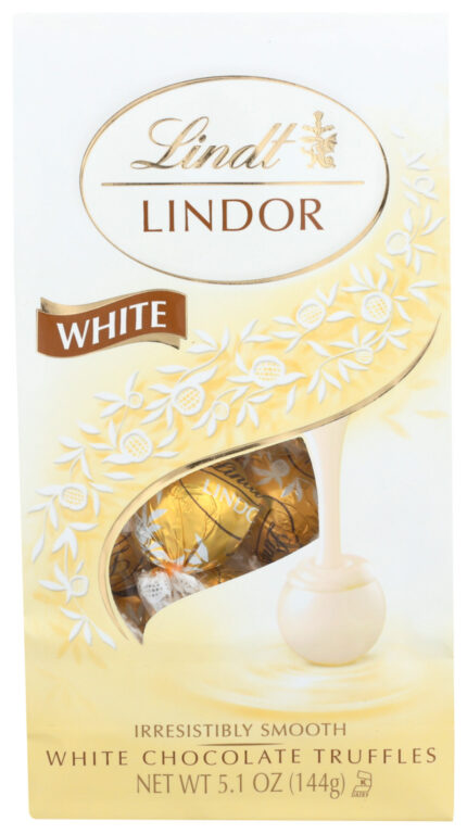 Lindt, Truffles White Chocolate Bag, Case Of 6, 5.1 Oz