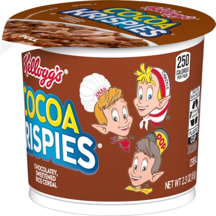 Kellogg's, Cocoa Krispies Sweetened Chocolatey Rice Cereal, Case Of 12, 2.3 Oz