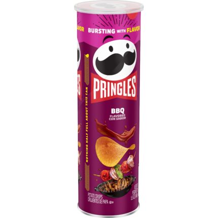 Kellogg'S, Pringles Bbq Potato Crisps, Case Of 14, 6 Oz