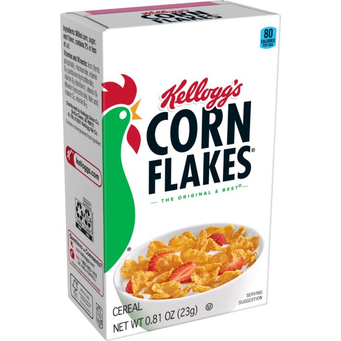 Kellogg'S, Corn Flakes Cereal, Case Of 70, .81 Oz - Image 1
