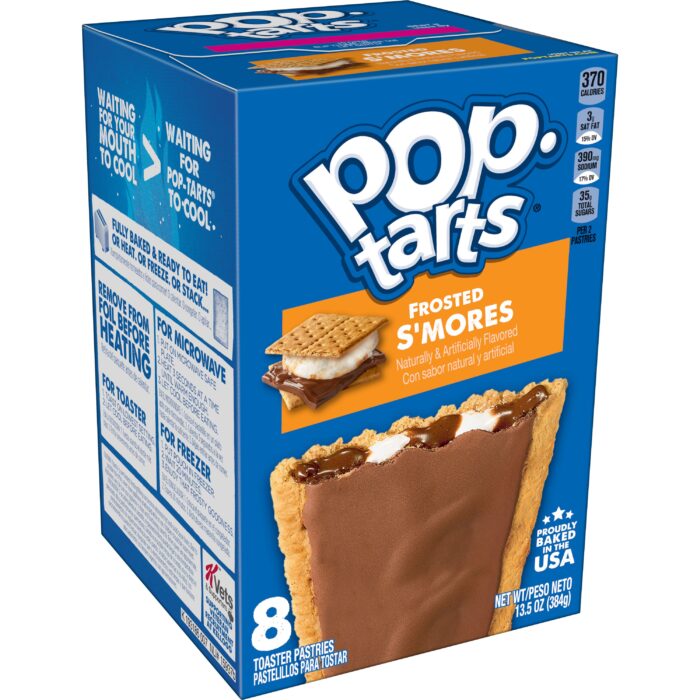 Kellogg'S, Pop Tarts Frosted S'Mores Toaster Pastries, Case Of 12, 13.5 Oz - Image 1