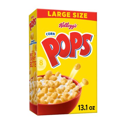 Kellogg'S, Corn Pops Cereal, Case Of 10, 13.1 Oz