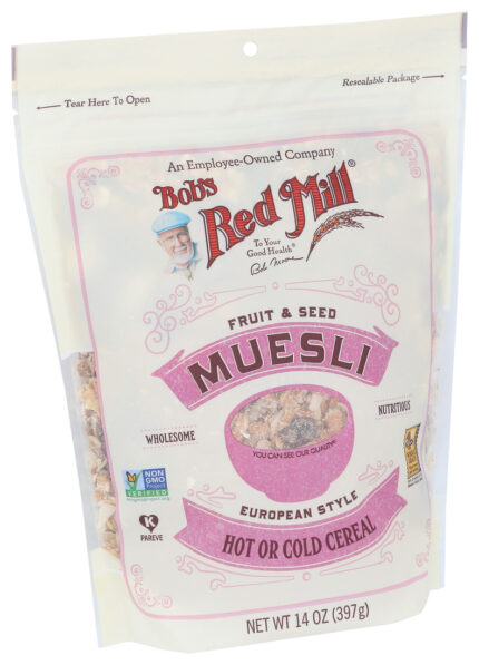 Bob's Red Mill Cereal,Muesli,Fruit,Seed 14 Oz