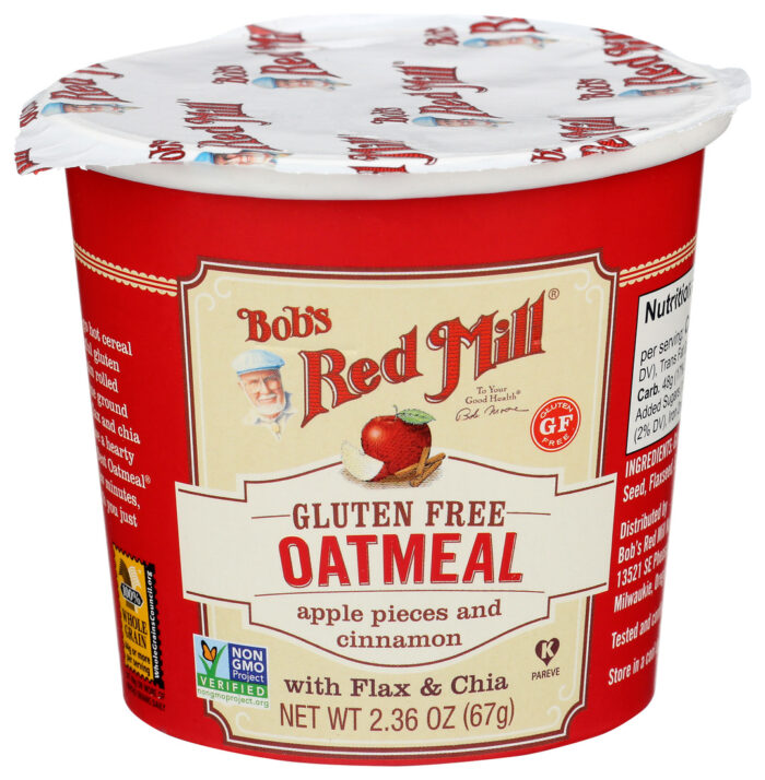 Bob's Red Mill Oatmeal,Gf,Apple Cinnamon 2.36 Oz - Image 1