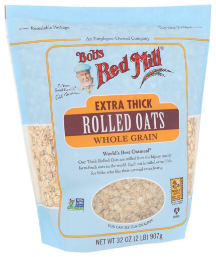Bob's Red Mill Rolled Oats,Extra Thick 32 Oz