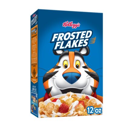 Kellogg'S, Frosted Flakes Breakfast Cereal, Case Of 18, 12 Oz