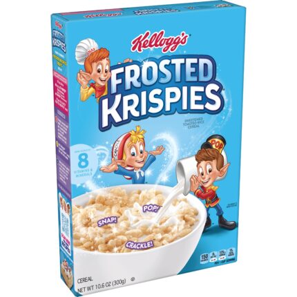 Kellogg'S, Rice Krispies Original Breakfast Cereal, Case Of 10, 10.6 Oz