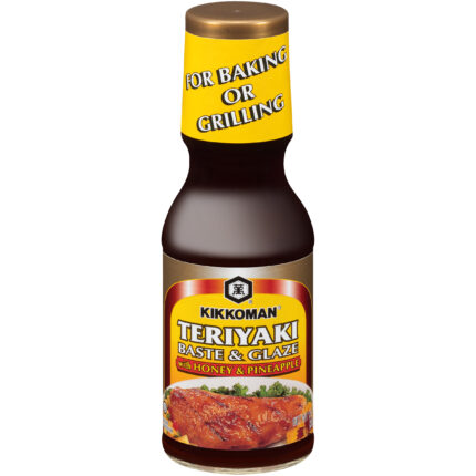 Kikkoman, Teriyaki Baste And Glaze Honey Pineapple, Case Of 12, 12.8 Fl Oz