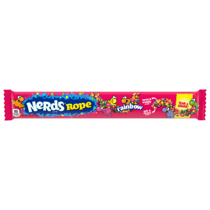 Nerds, Rainbow Rope Candy, Case Of 24, .92 Oz