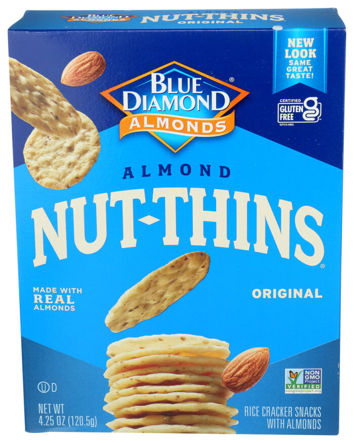 Blue-D Nut Thins,Almond 4.25 Oz - Image 1