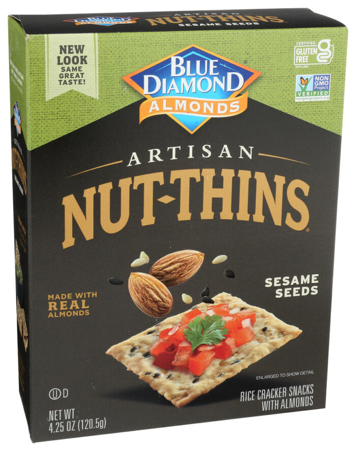 Blue-D Nut Thins,Sesame Artisan 4.25 Oz - Image 1