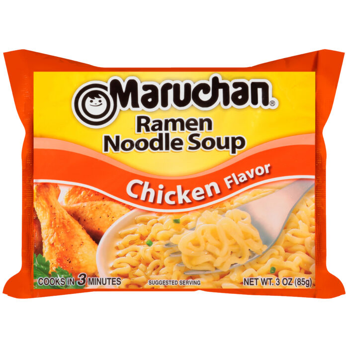 Maruchan, Ramen Noodle Chicken Flavor Soup, Case Of 24, 3 Oz - Image 1
