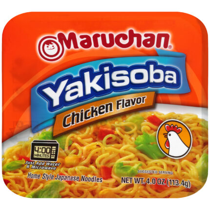 Maruchan, Yakisoba Japanese Chicken Flavor, Case Of 8, 4 Oz
