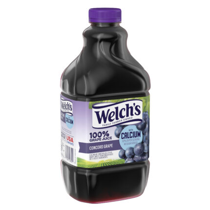 Welch'S, 100% Concord Grape Juice With Calcium, Case Of 8, 64 Fl Oz