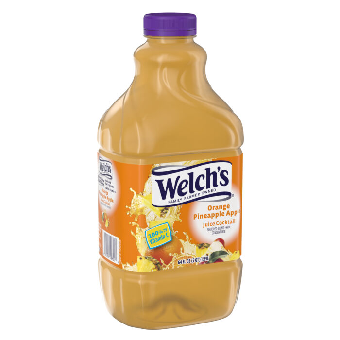 Welch'S, Orange Pineapple Apple Juice Cocktail, Case Of 6, 64 Oz - Image 1