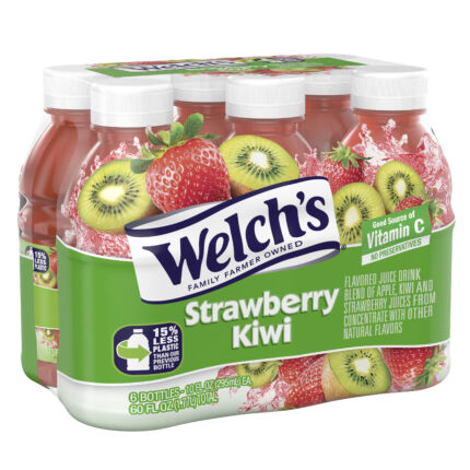 Welch'S, Strawberry Kiwi Juice Drink Blend 6 Ct/ 10 Fl Oz, Case Of 4, 60 Fl Oz