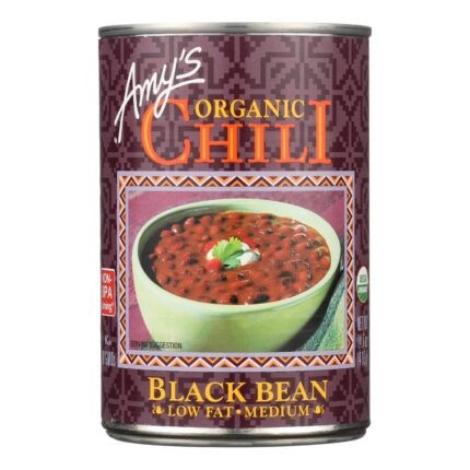Amy'S Chili,Og2,Medium,Blk Bean 14.7 Oz