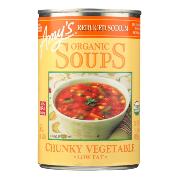 Amy'S Soup,Og2,Cnky Vegtable,Rs 14.3 Oz - Image 1