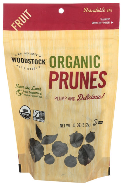 Wodstk Prunes,Og2,Pitted 11 Oz