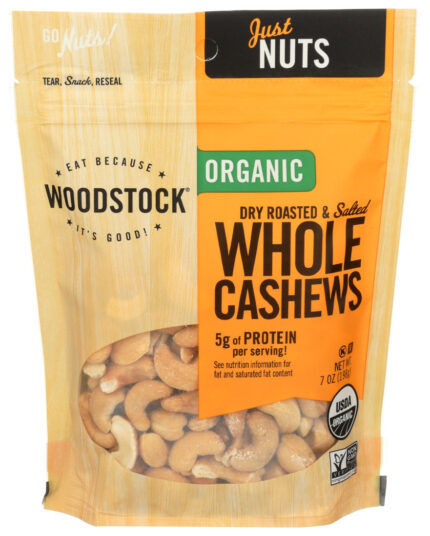 Wodstk Cashews,Og2,Whl,180,R/S 7 Oz