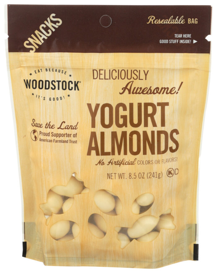 Wodstk Yogurt Almonds 8.5 Oz - Image 1
