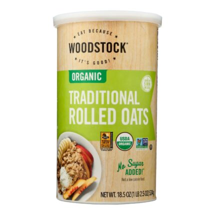 Wodstk Rolled Oats,Og1,Trad 18.5 Oz
