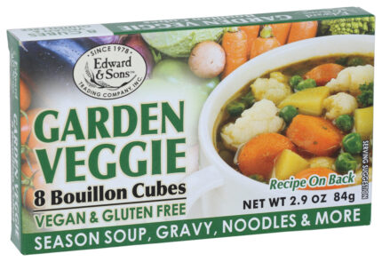 Edward Bouillon Cube,Garden Veg 2.9 Oz