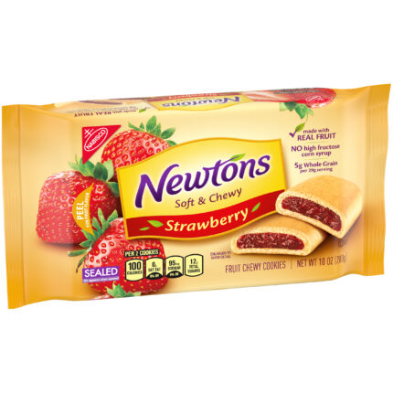 Newtons , Fruit Chewy Strawberry Cookies, Case Of 12, 10 Oz