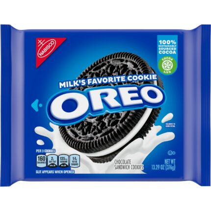 Oreo, Chocolate Sandwich Cookies, Case Of 12, 13.29 Oz