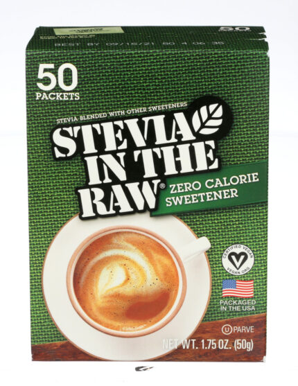 In The Raw, Stevia Sweetener Packets, Case Of 12, 50 Ct