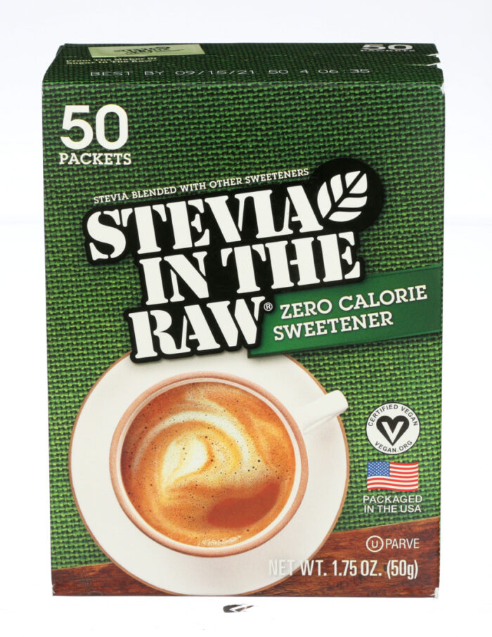 In The Raw, Stevia Sweetener Packets, Case Of 12, 50 Ct - Image 1
