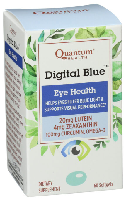 Quantm Digital Blue,Eye Health 60 Sgel