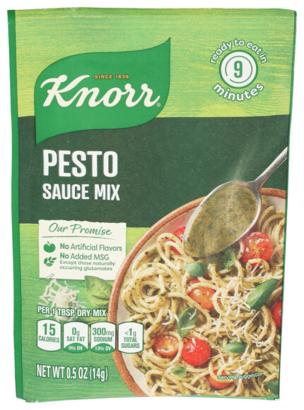 Knorr, Sauce Mix Pesto, Case Of 24, .5 Oz