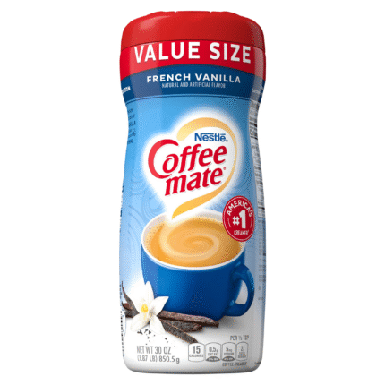 Nestle, Coffee Mate Powder French Vanilla Coffee Creamer Canister, Case Of 6, 30 Oz.