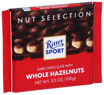 Ritter Dark Choc,Hazelnut 3.5 Oz