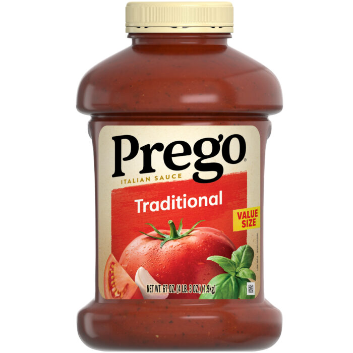 Prego, Traditional Italian Sauce, Case Of 6, 67 Oz - Image 1