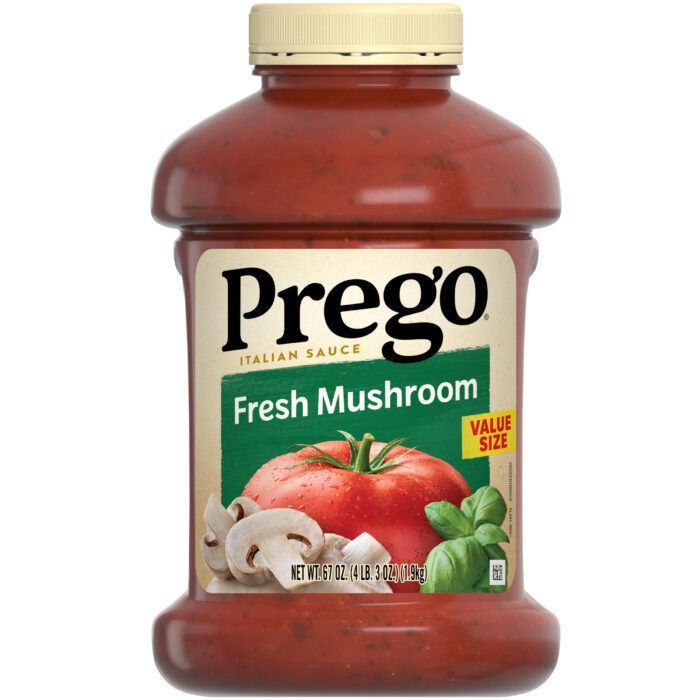 Prego, Fresh Mushroom Italian Sauce, Case Of 6, 67 Oz - Image 1